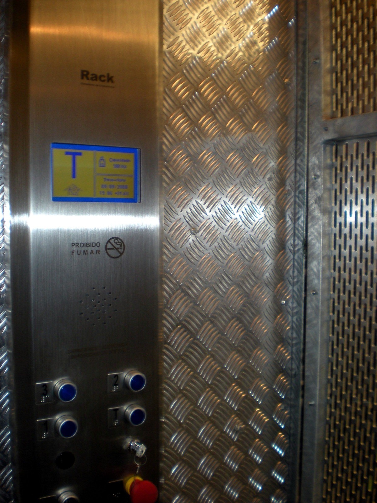 Control panel and elevator car finish