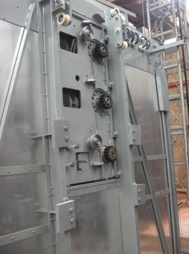 Drive assembly of the galvanized cabin
